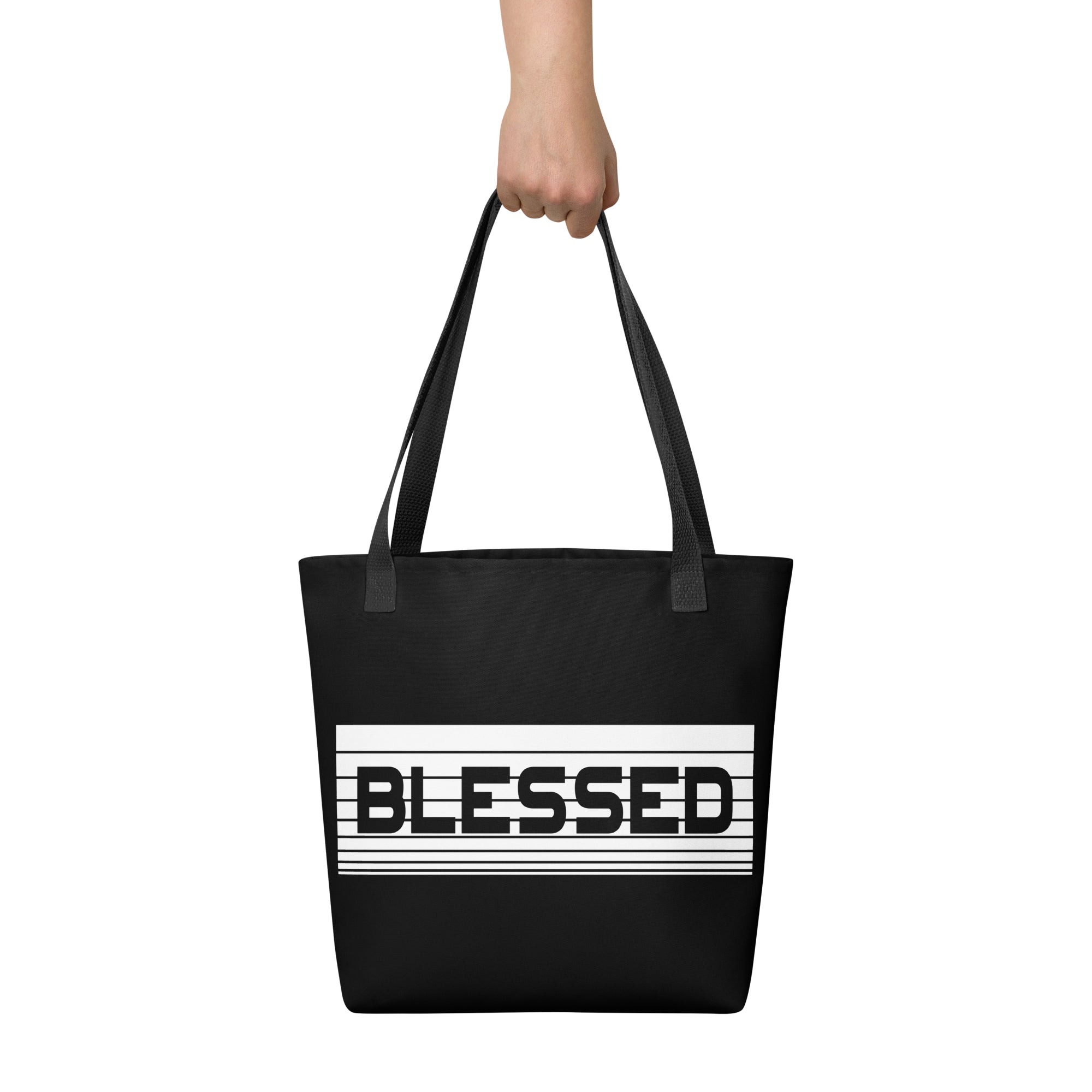 BLESSED Tote Bag - Black