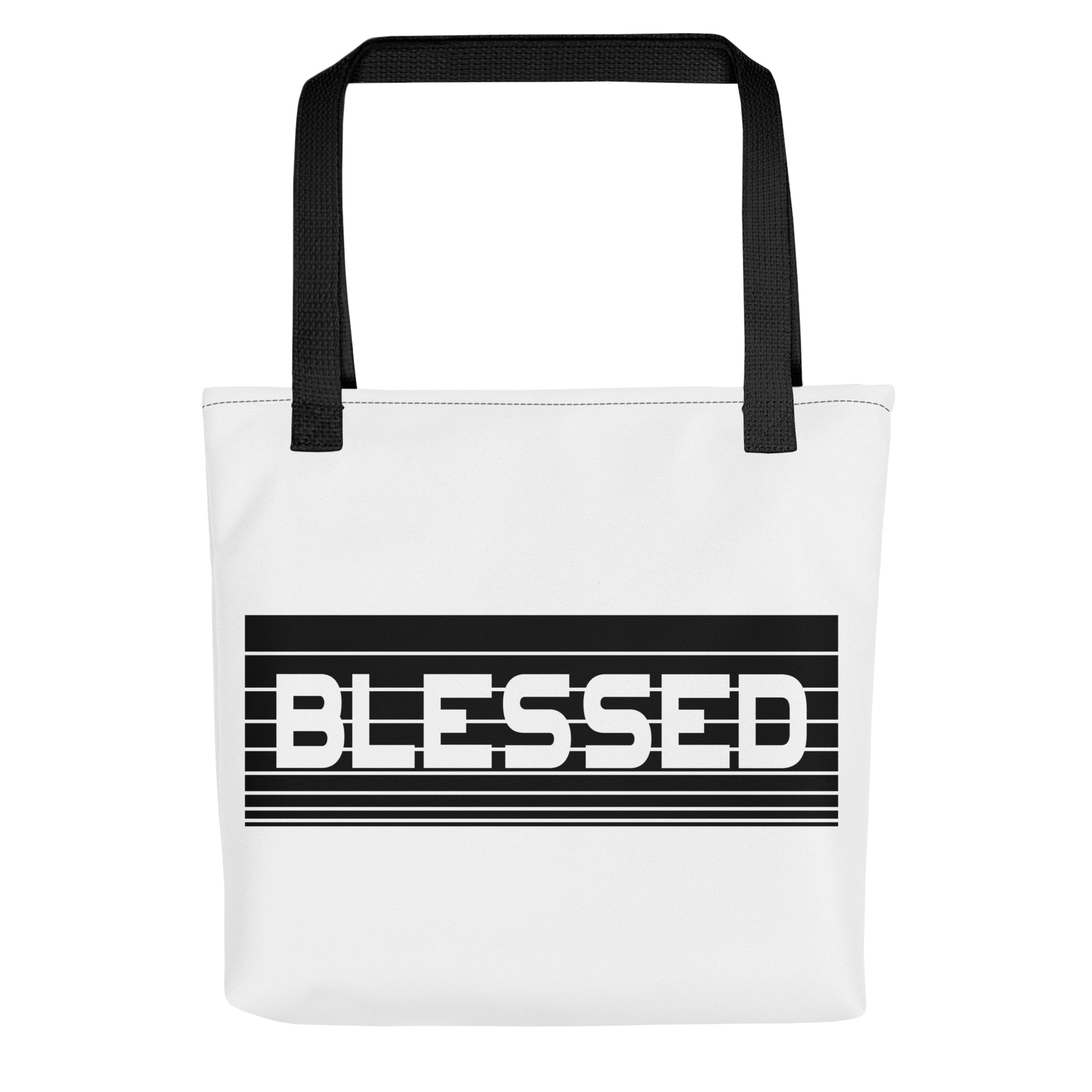 BLESSED Tote Bag - White