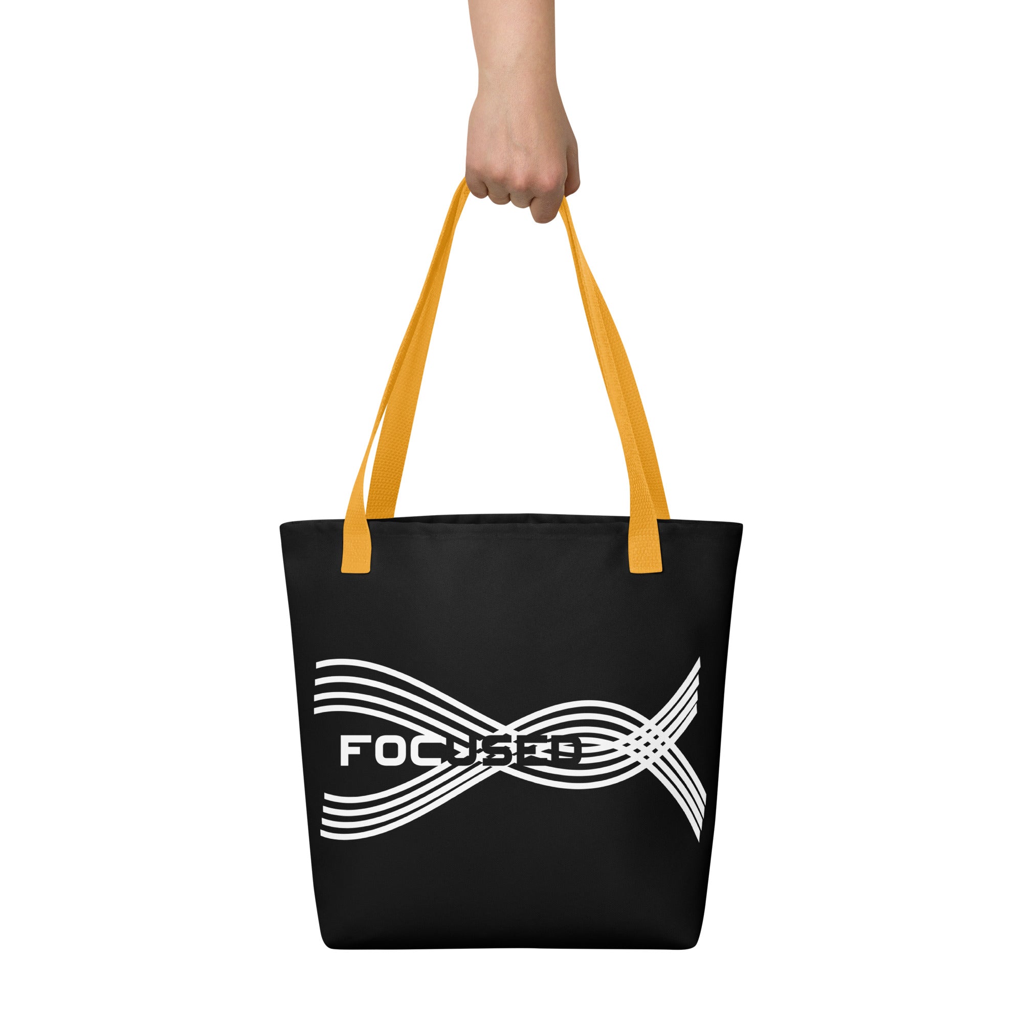 FOCUSED Tote Bag - Black
